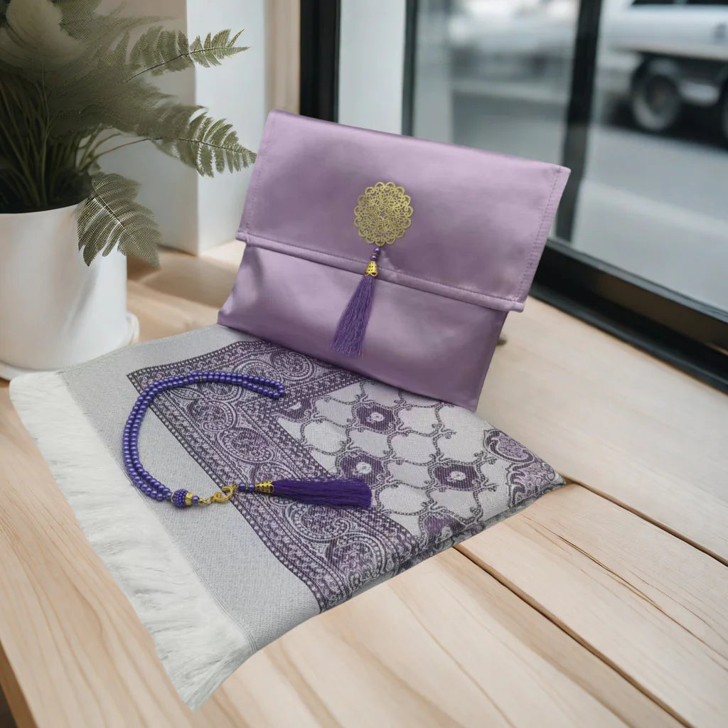 Luxury Foldable Mat Set with Pouch & Beads – Compact and Elegant (70x110cm)