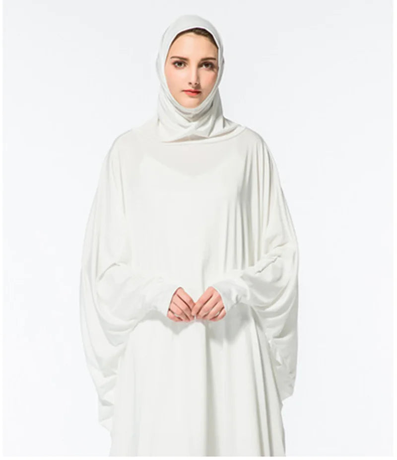 Women's Batwing One-Piece Maxi Dress – Elegant Everyday Comfort