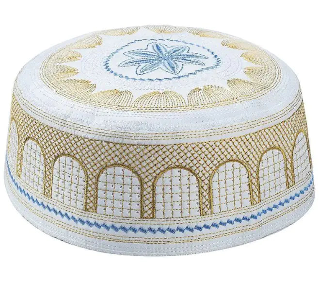 Men’s Kufi Prayer Cap – Lightweight Summer Worship Hat