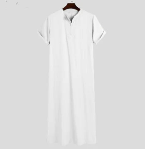 Men’s Longline Collar Robe – Lightweight & Relaxed Fit