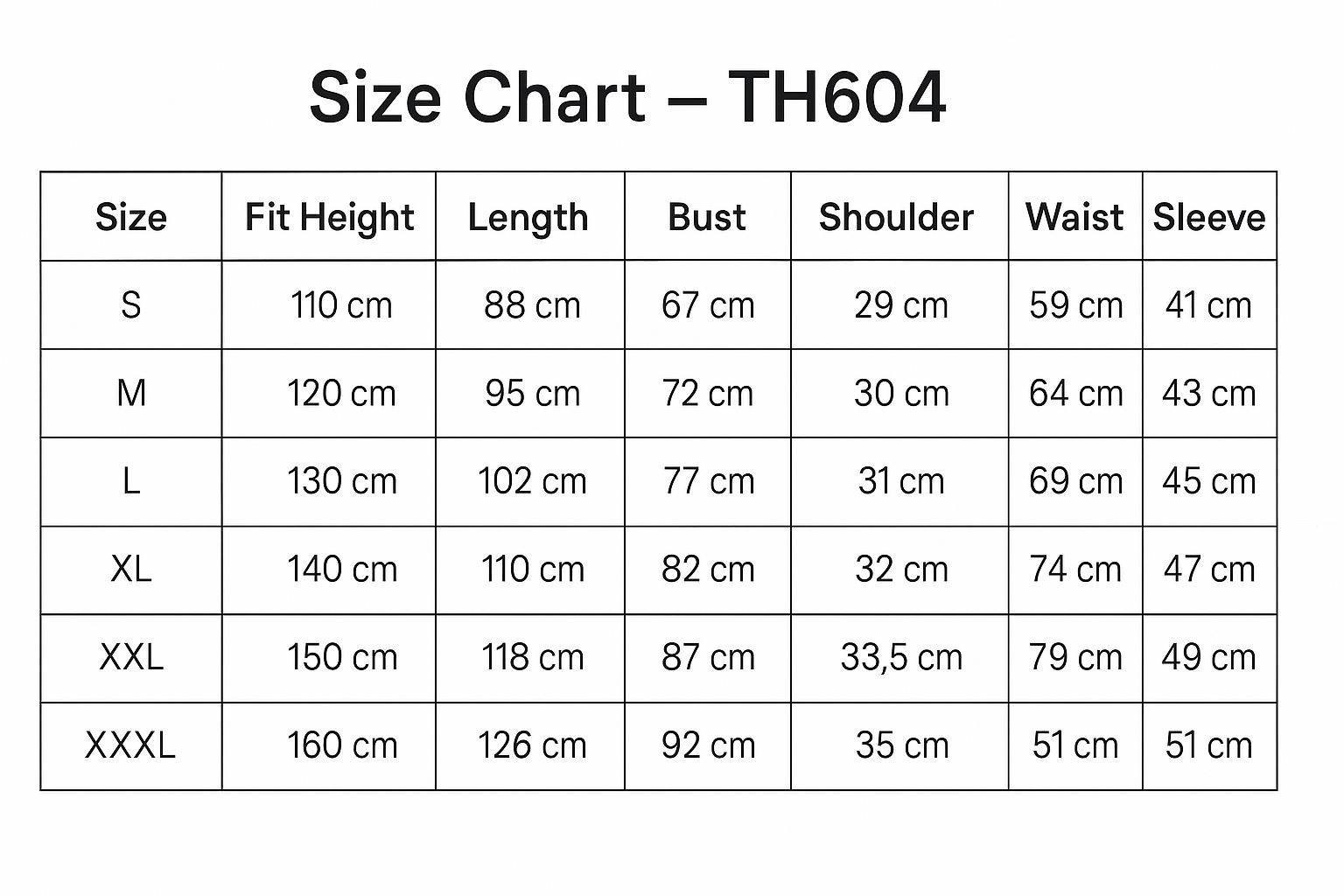 Size chart for - Soft cotton dress for girls offering everyday comfort and style