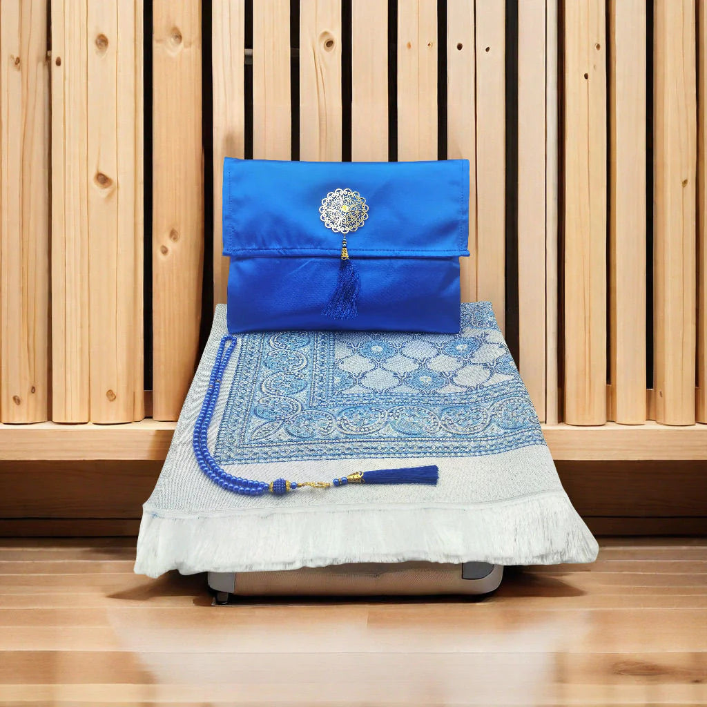 Luxury Foldable Mat Set with Pouch & Beads – Compact and Elegant (70x110cm)