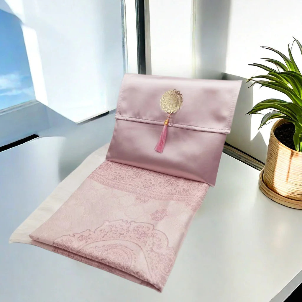 Luxury Foldable Mat Set with Pouch & Beads – Compact and Elegant (70x110cm)