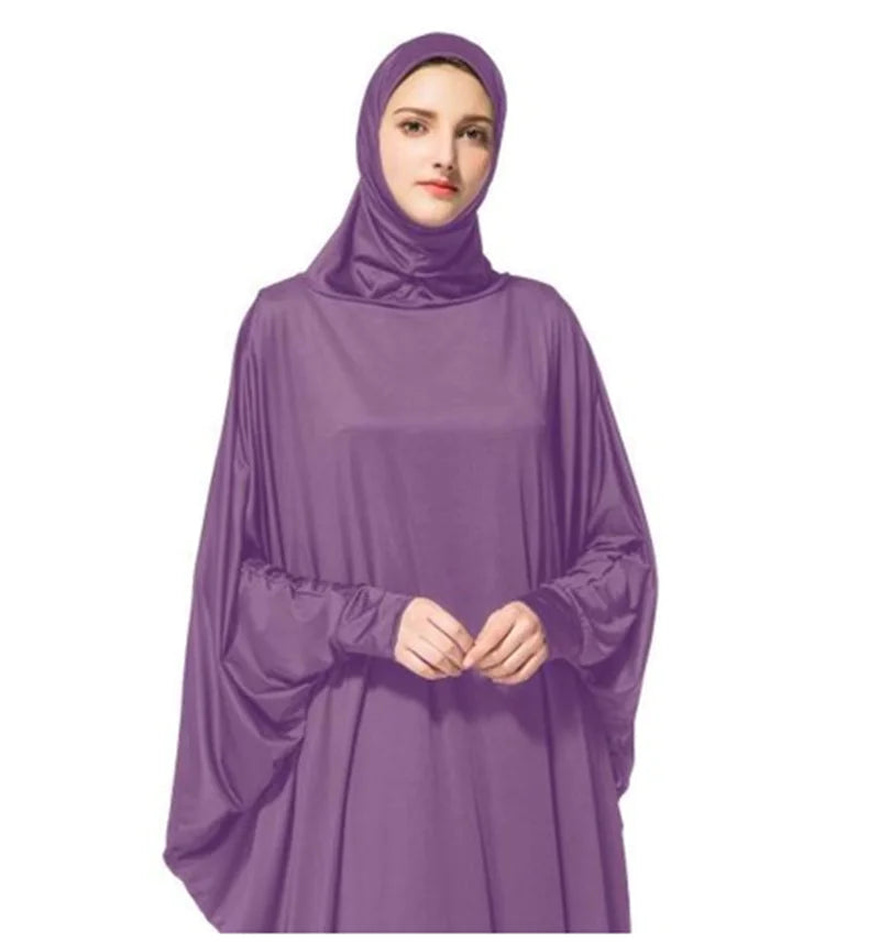 Women's Batwing One-Piece Maxi Dress – Elegant Everyday Comfort