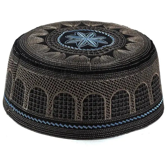 Men’s Kufi Prayer Cap – Lightweight Summer Worship Hat