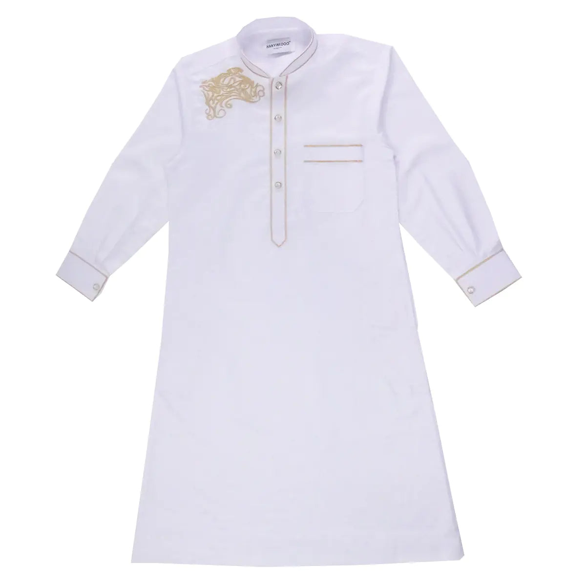Traditional long robe for boys with a relaxed fit, ideal for special or everyday wear
