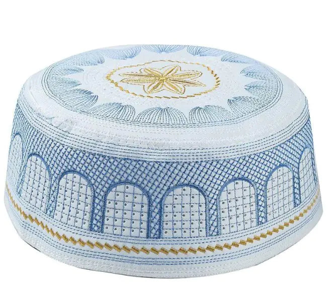 Men’s Kufi Prayer Cap – Lightweight Summer Worship Hat