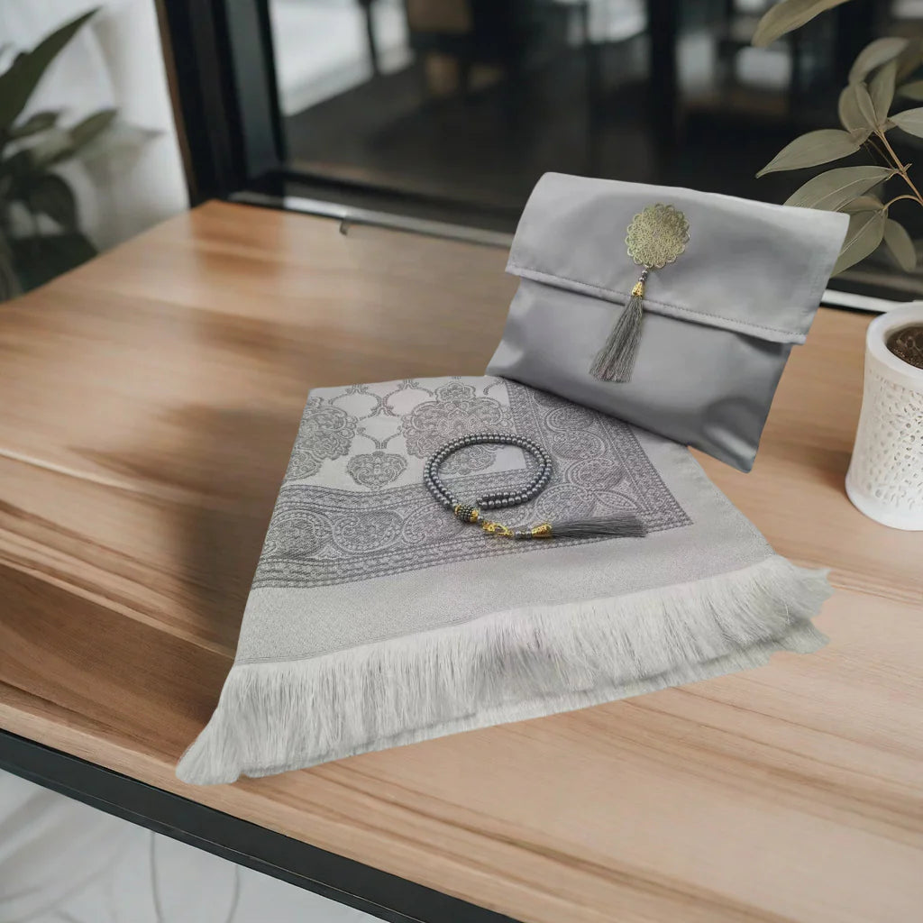 Luxury Foldable Mat Set with Pouch & Beads – Compact and Elegant (70x110cm)