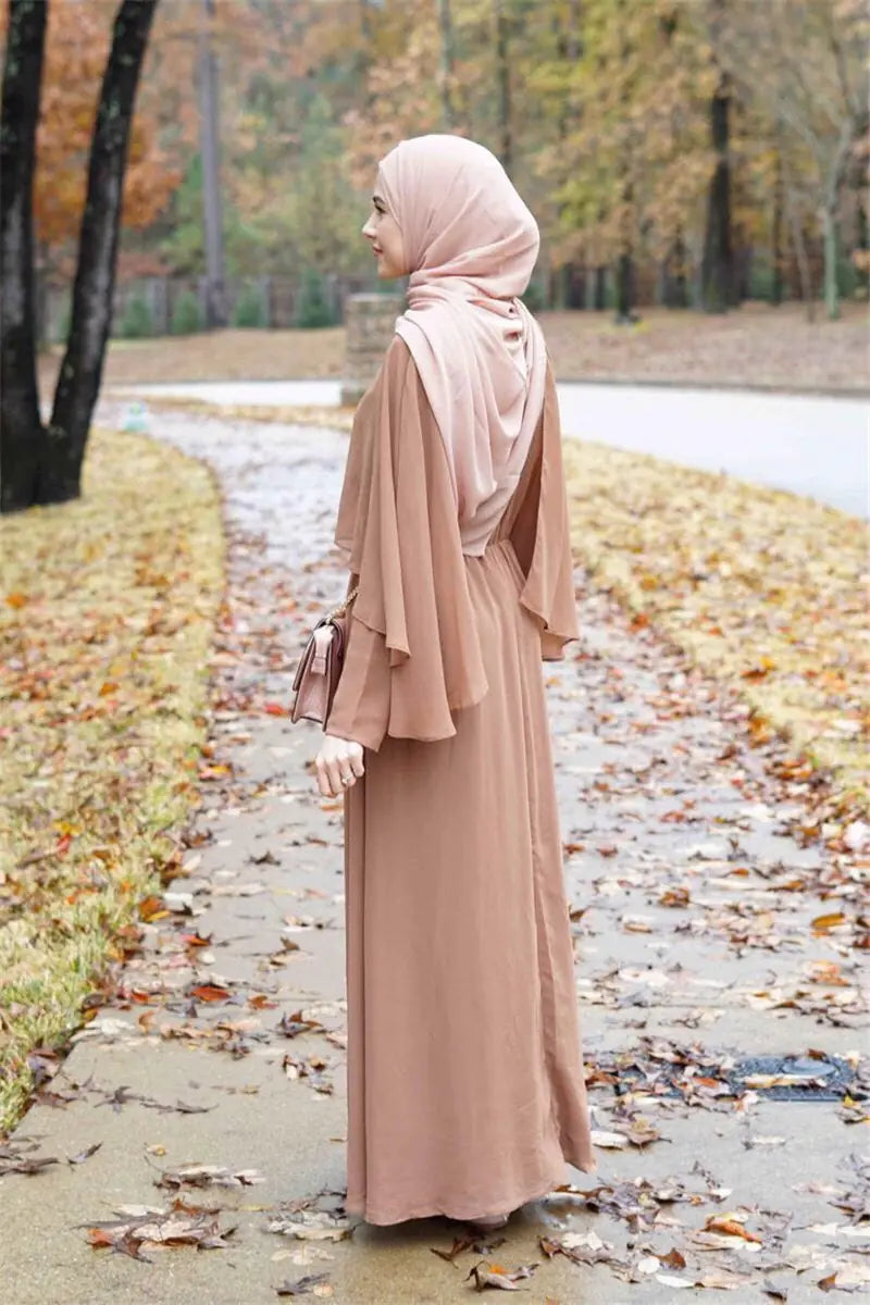Women's Modest Abaya Robe – Long Dress Inspired by Turkish & Bangladeshi Style