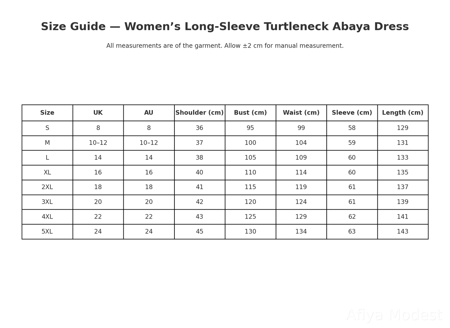 Women’s Long-Sleeve Turtleneck Abaya Dress